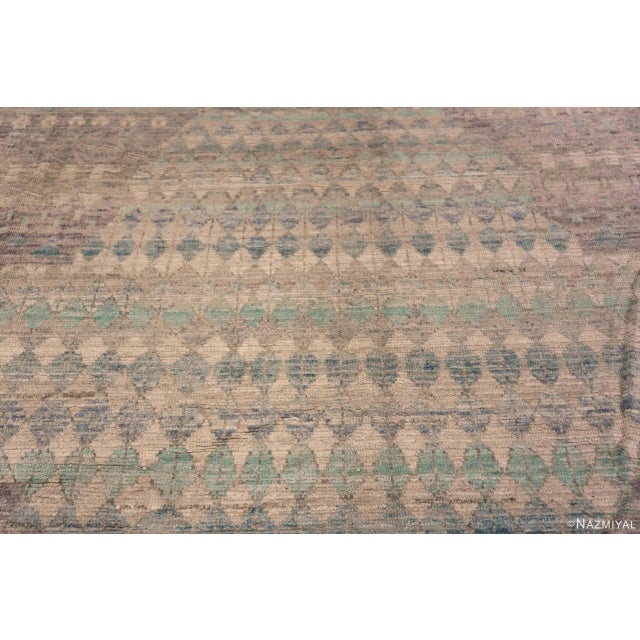 Pink Nazmiyal Collection Large Size Geometric Modern Area Rug For Sale - Image 8 of 10