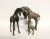 1970s Family Set of 3 Brass Giraffe Figurines - By Leonard Silver Mfc. Co. For Sale - Image 5 of 11