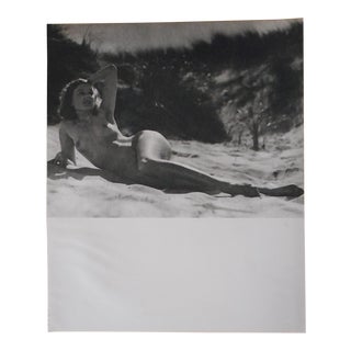 Vintage Nude Photogravure C.1941 For Sale