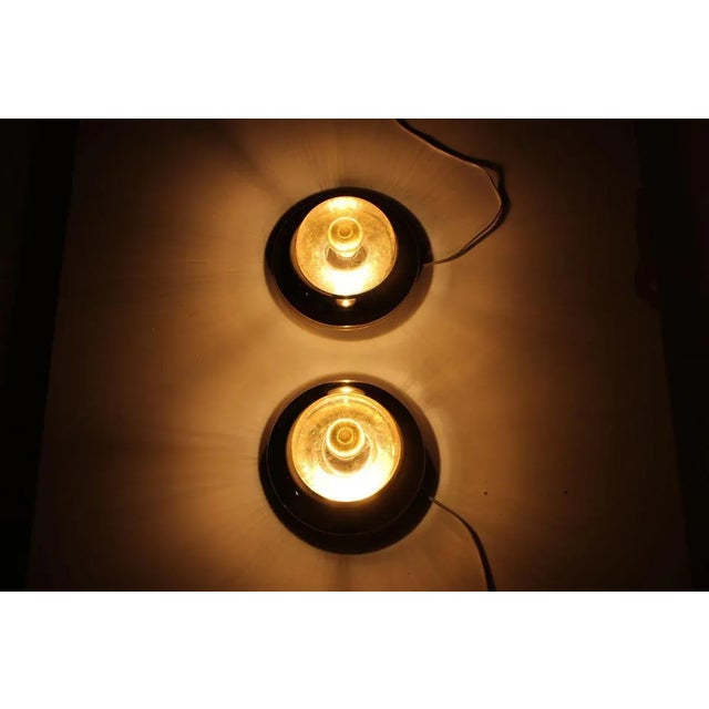 Gold Brass Austria Wall Lamps, 1950s, Set of 2 For Sale - Image 8 of 13