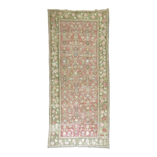 Plush Vintage Karabagh Rug - 4'9" x 10'9" For Sale