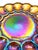 Vintage Iridescent Serving Plate from Indiana Glass & Co., 1970s For Sale - Image 4 of 17