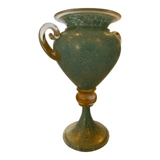 Vintage Italian Murano Glass Vase For Sale