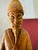 Vintage Hand Carved Wooden Scholar Figure Asian Decorative Sculpture Mid Century For Sale - Image 10 of 12