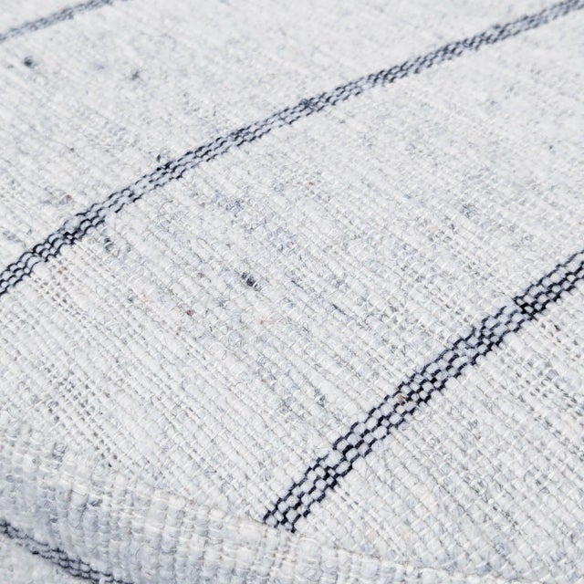 The Citizenry Sanjay Ottoman - Handcrafted Cotton Design For Sale - Image 4 of 6