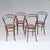 Antique Bentwood and Cane Dining Chairs by Josef Hoffmann, 1900s, Set of 4 For Sale - Image 4 of 16