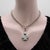Silver 1920s Art Deco Sterling Silver Graduated Curb Link Watch Chain For Sale - Image 8 of 9
