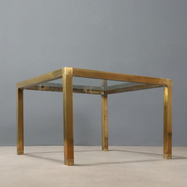 Vintage Coffee Table in Glass, 1980s For Sale - Image 8 of 9