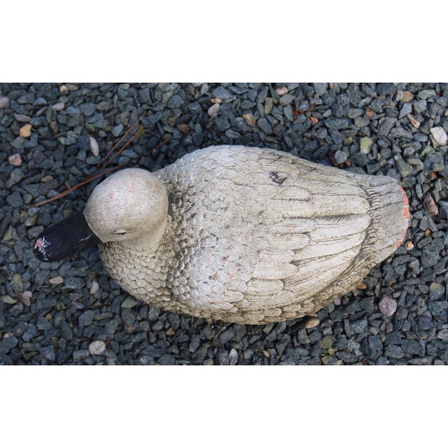 Mid 20th Century Circa 1950s English Terracotta Painted Duck Garden Ornament For Sale - Image 5 of 7