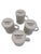 A charming set of four porcelain mugs inspired by the timeless Sweet Briar botanical motif of Morris & Co.. This set...
