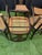 19th Century Hitchcock Style - Set of 5 Antique Painted Stenciled Caned Dining Room Set For Sale - Image 11 of 11