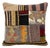 Brown Patchwork Kilim Pillow Cover 19'' X 20'' For Sale