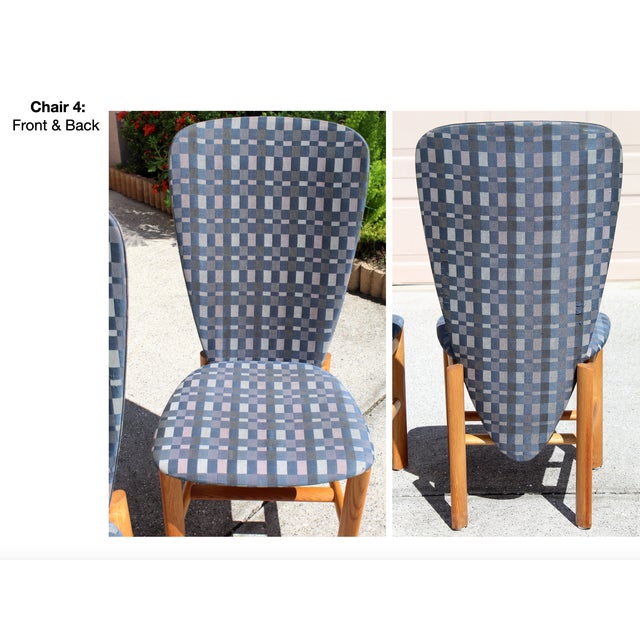 Danish Postmodern Skovby Dining Chairs in Solid Teak With Custom Upholstery - Set of 4 Vintage 1960s For Sale - Image 11 of 16