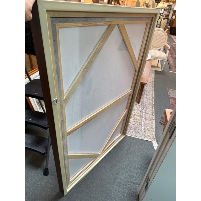 Amethyst Home Flat White Abstract Print, Framed For Sale - Image 12 of 12