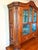 18th Century Inlaid and Carved Cherrywood Vitrine Buffet, 1790s, Set of 2 For Sale - Image 4 of 18