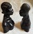 African Early 20th Century African Busts, Male and Female For Sale - Image 3 of 6