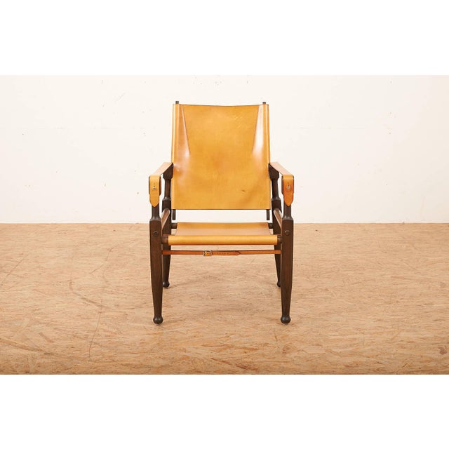 Colonial Armchair in Beechwood Frame by Wilhelm Kienzle for Heydebrand SWB Bern, 1928 For Sale - Image 9 of 9