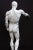 Anatomical Sculpture of Nude Male "L'Ecorche" After Jean Antoine Houdon For Sale - Image 4 of 13