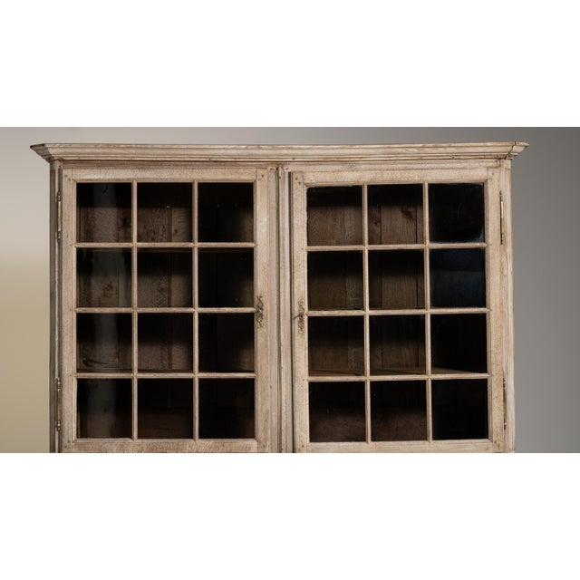 19th Century French Provincial Brown Wood China & Display Cabinets For Sale - Image 15 of 15