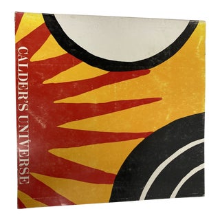 Vintage Calder's Universe by Jean Lipman Large Book 1st Ed 1976 For Sale