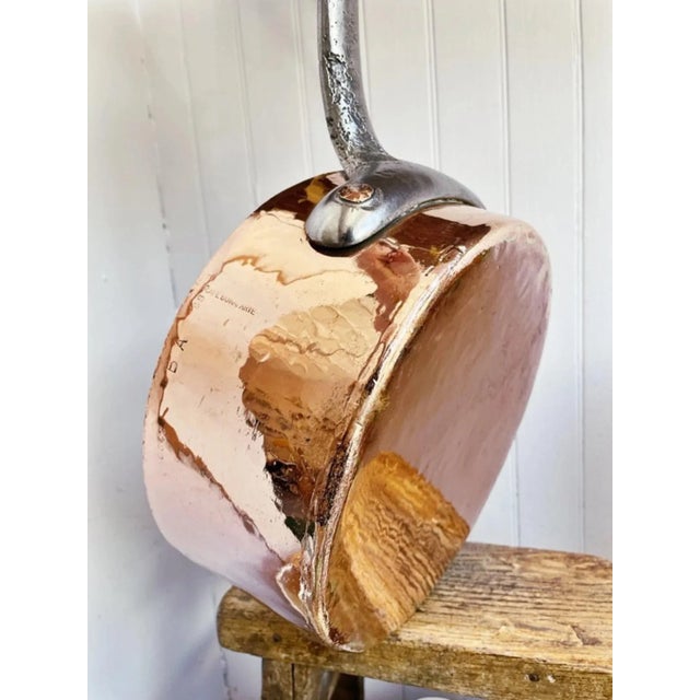 Antique Mutual Ny Copper Pot From Cafe Bonaparte Nyc For Sale In New York - Image 6 of 10