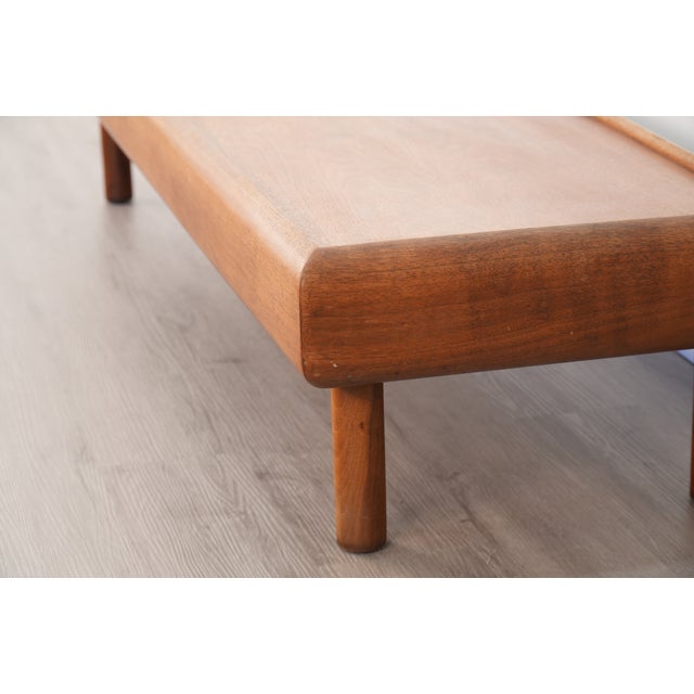 Adrian Pearsall for Craft Associates Model 2185-Tw Solid Walnut Coffee Table For Sale - Image 6 of 9