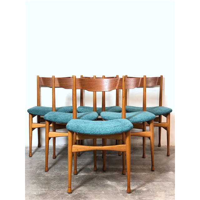 Vintage Dining Chairs, Italy, 1960s, Set of 6 For Sale - Image 4 of 15