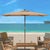 Create a stylish and shady retreat for any outdoor space with our Aklin market umbrella. Featuring a wide rectangular...