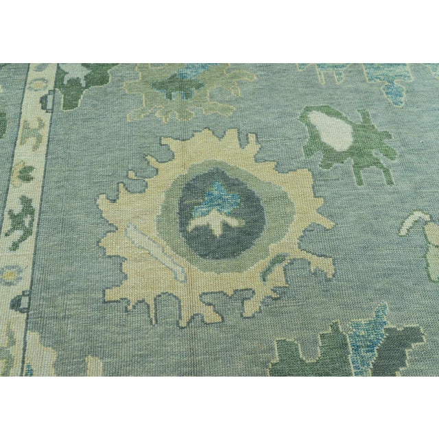 Turkish Oushak Rug 12' x 14'6" #19008 For Sale In Houston - Image 6 of 8