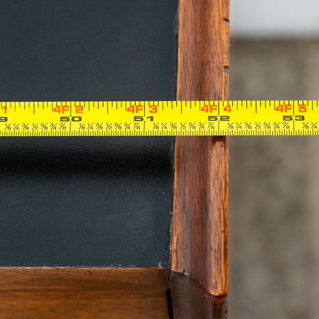 Mid Century Modern Credenza Sideboard Dillingham Esprit Walnut Vintage Black, Attributed For Sale - Image 10 of 11