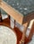Brown Vintage Stone Top Flame Mahogany Pier Table For Sale - Image 8 of 12