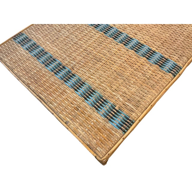 1920s 1920’s French Wicker Table For Sale - Image 5 of 11