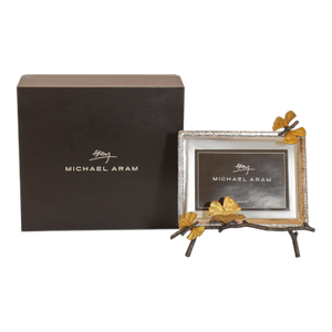 Michael Aram Butterfly Ginkgo Easel Photo Frame