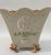 Ivory Lenox Porcelain Gilt Square Flower Pot For Sale - Image 8 of 12