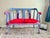 1930s 1930s One of a Kind Hand Painted Contemporary Accent Loveseat For Sale - Image 5 of 17
