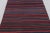 Contemporary Rug & Kilim's Contemporary Rez Kilim With Navy and Red Striped Design For Sale - Image 3 of 10