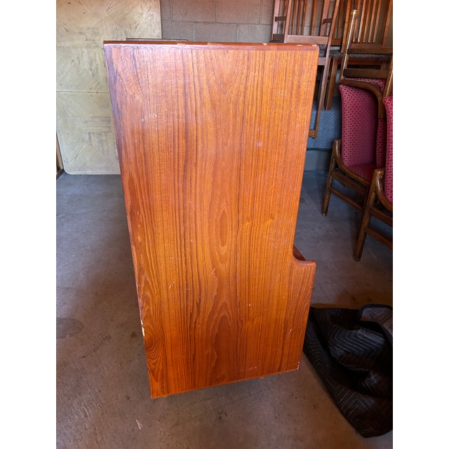 Vintage Mid-Century Modern Teak Credenza by Johannes Andersen For Sale - Image 11 of 11