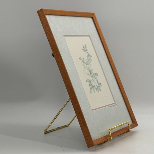 Traditional Margot Weemaes 1981 Rhododendron Fragrantissimum Botanical Portfolio Print For Sale - Image 3 of 11