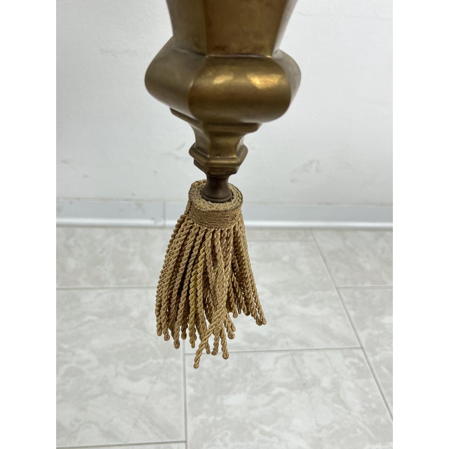 French 10-Light Chandeliers in Wrought Iron and Brass, 1980s, Set of 2 For Sale - Image 10 of 11