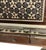 Vintage Large Wood Box Micro Mosaic Inlaid Marquetry With Blue Velvet 17 X 7 X 4.5 For Sale - Image 12 of 17