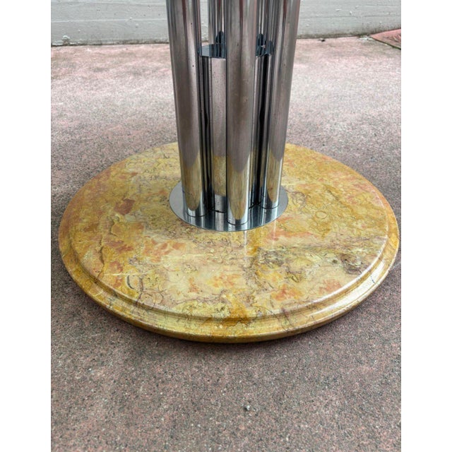 Giotto Stoppino Italian Round Table by Giotto Stoppino For Sale - Image 4 of 5