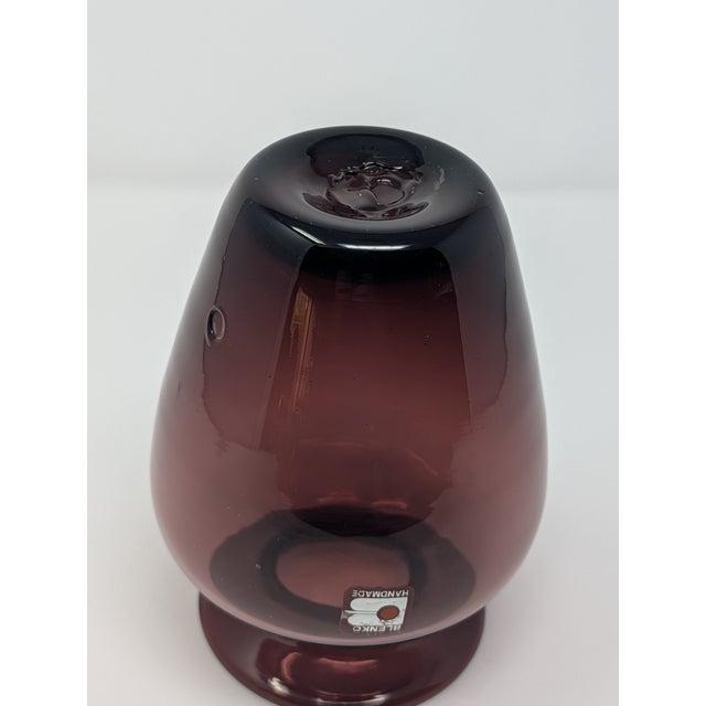 Vintage and Hand Blown Amethyst Glass - 8 Piece Curation Including Blenko and Cambridge Glass For Sale - Image 15 of 18