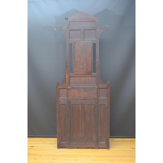 Victorian Oak Hall Stand in the style of Christopher Dresser, 1890s For Sale - Image 18 of 18
