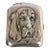 Antique Unger Brothers Sterling Silver Hound Dog Cigarette Case, Circa 1905–1915 For Sale