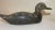 Folk Art Antique Hand Carved Wood Folk Art Mallard Duck Decoy Shore Bird Sculpture Black For Sale - Image 3 of 12