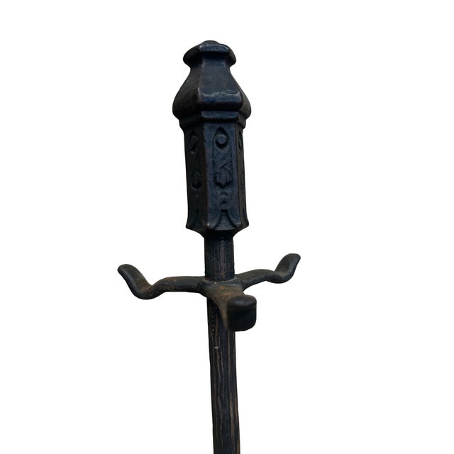 Arts & Crafts Fireplace Tool Set For Sale - Image 4 of 11