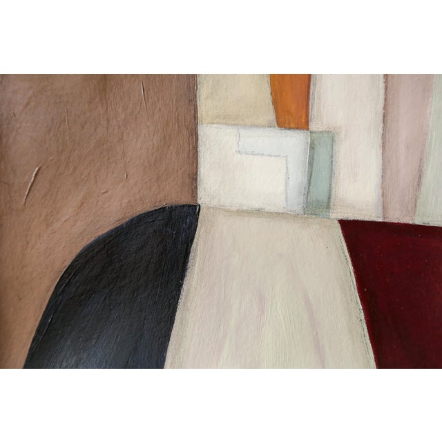 Original Framed Abstract Painting in Antique Gold Frame For Sale - Image 13 of 15