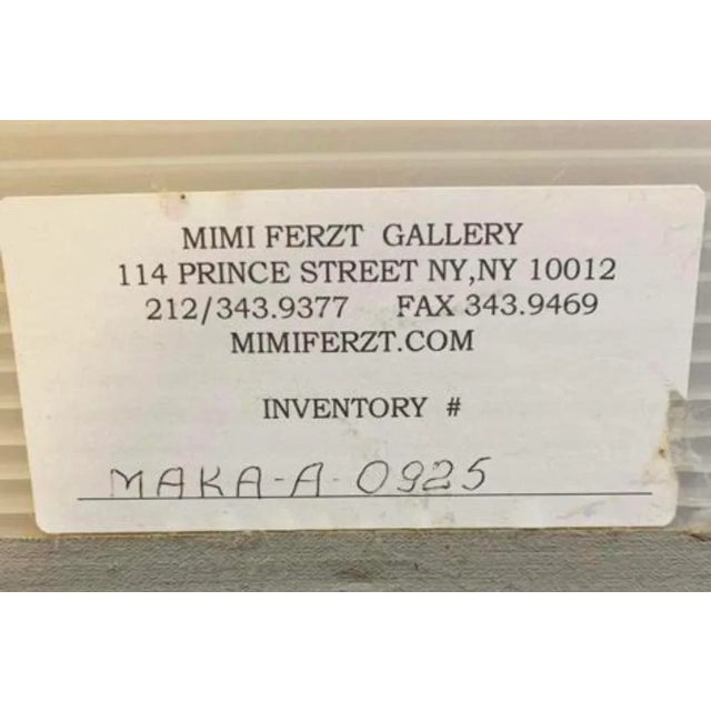 Prague 2004 Abstract Cityscape Framed Painting by Nikolai Makarov For Sale - Image 4 of 4