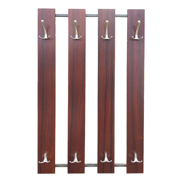 Mid-Century Wall Coat Rack from Pastoe For Sale