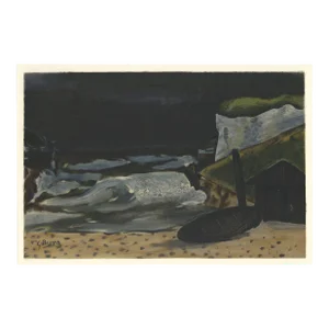 1932 Braque Lithograph La Vague Varengeville